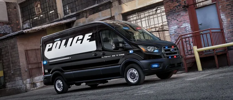 Prisoner transport van